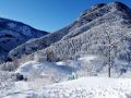 La Chiesa di patocco e monte Jama con neve - January 2022