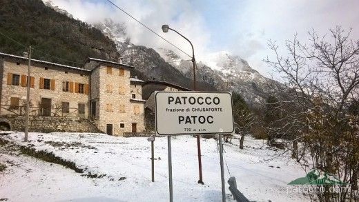 First snow in Patocco, 23 November 2015
