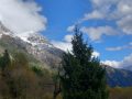 First snows on the mountain peaks in Val Raccolana